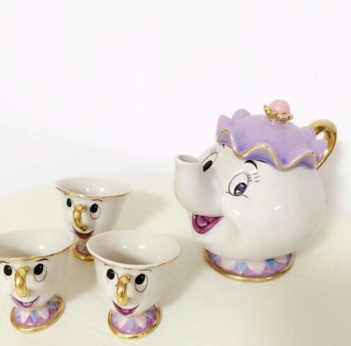 Beauty And The Beast Teapot Set