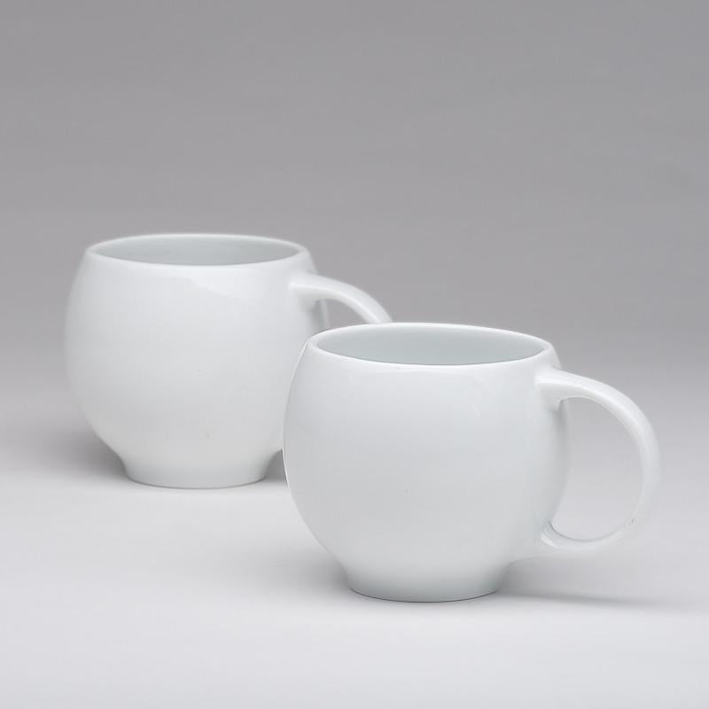 EVA 3-piece teaset - White porcelain